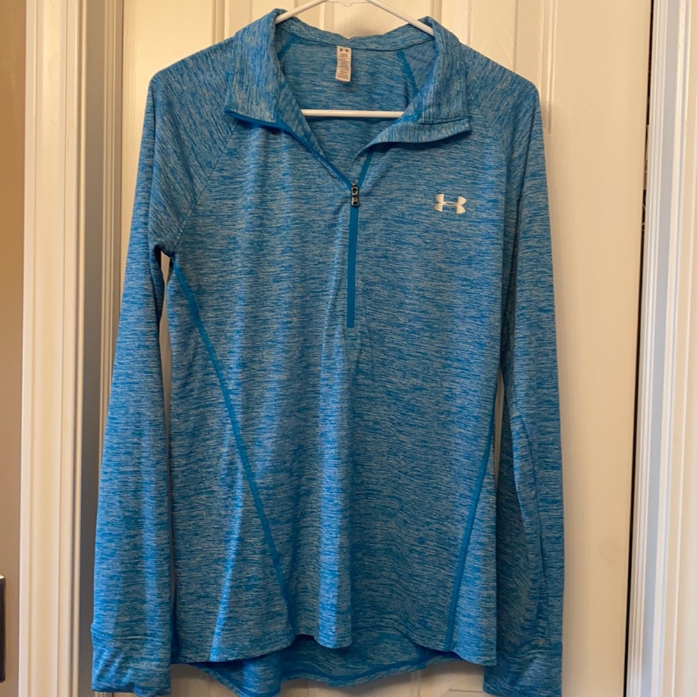 Under Armour quarter zip fitted women’s lg